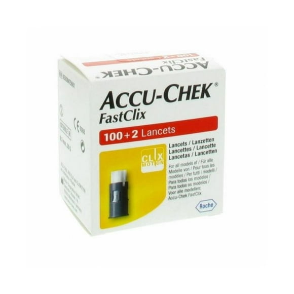 Lancetas Accu-chek® Fastclix 102 Unidades (performa)