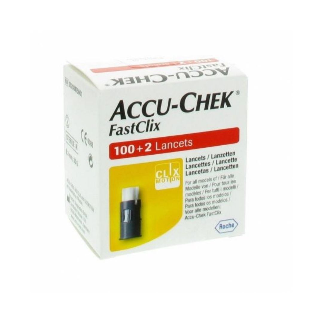 Roche - Lancetas Accu-Chek® Fastclix 102 Unidades (Performa)