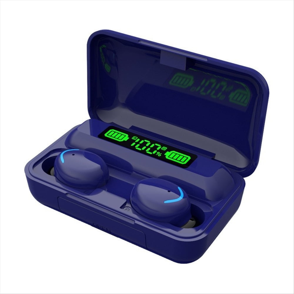 Aaronmei F9 Tws Auriculares Inalámbricos Bluetooth Azul