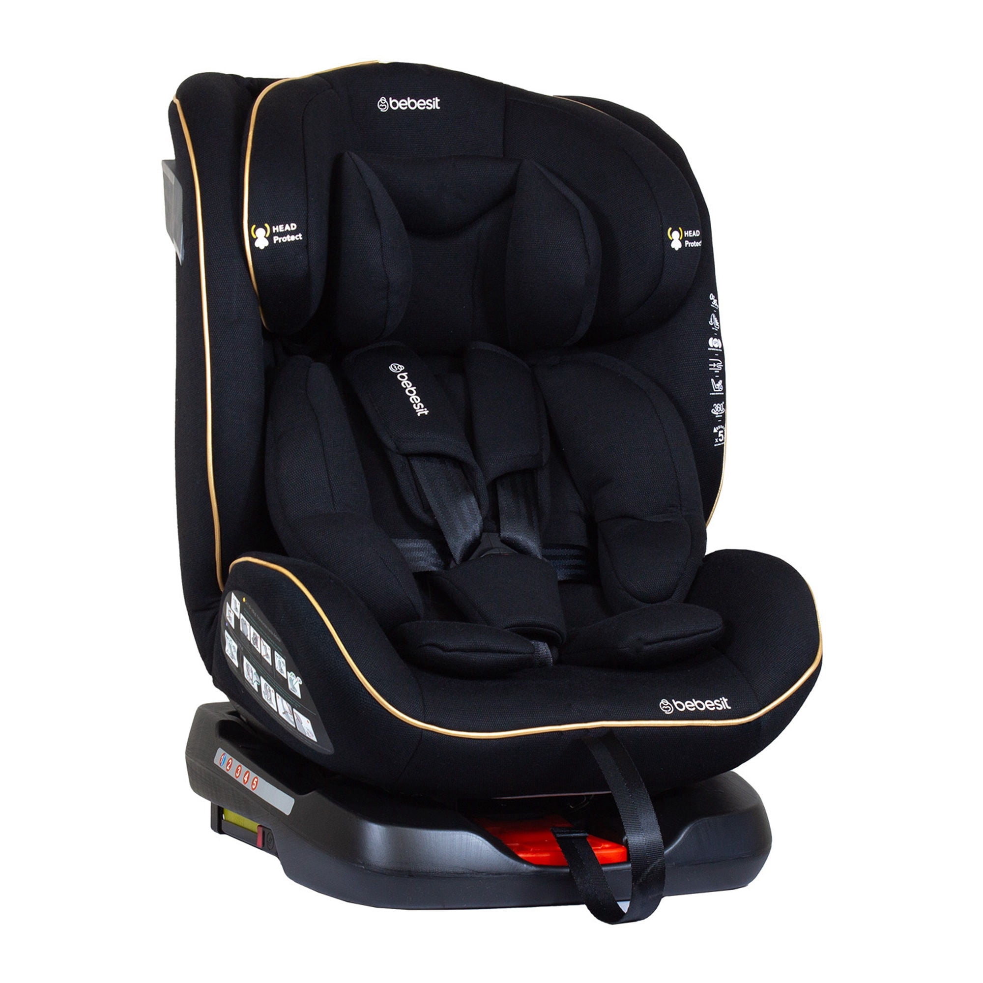 Silla de auto supra 7618 Negro
