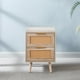 thumbnail image 2 of Pack 2 Veladores Wood Brown 2 Cajones Y Rattan - Mesa De Noche, 2 of 3