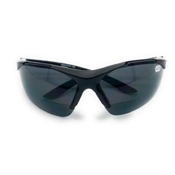 Pink Ribbon Shades, Inc. Gafas de sol deportivas de seguridad con bifocales de lectura, envolventes, para hombre y mujer 8382 (Negro, 3.00)