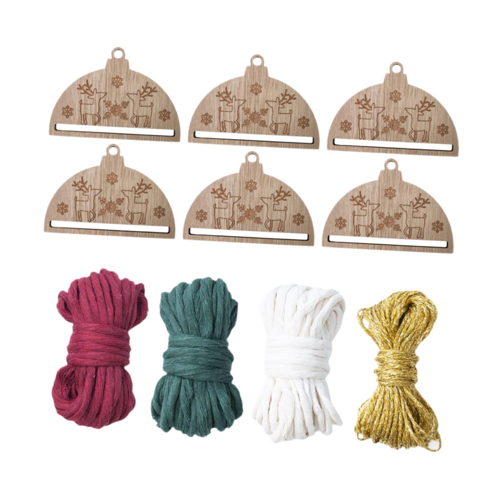 Bothyi - Rodajas De Madera Para Decoración Navideña, 6 Piezas, Para Dormitorio, Interior Y Exterior, Sala De Estar