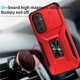 thumbnail image 4 of Funda Armada para Samsung Galaxy A54 5G con Tapa Deslizante y Soporte Magnético Giratorio Rojo, 4 of 5