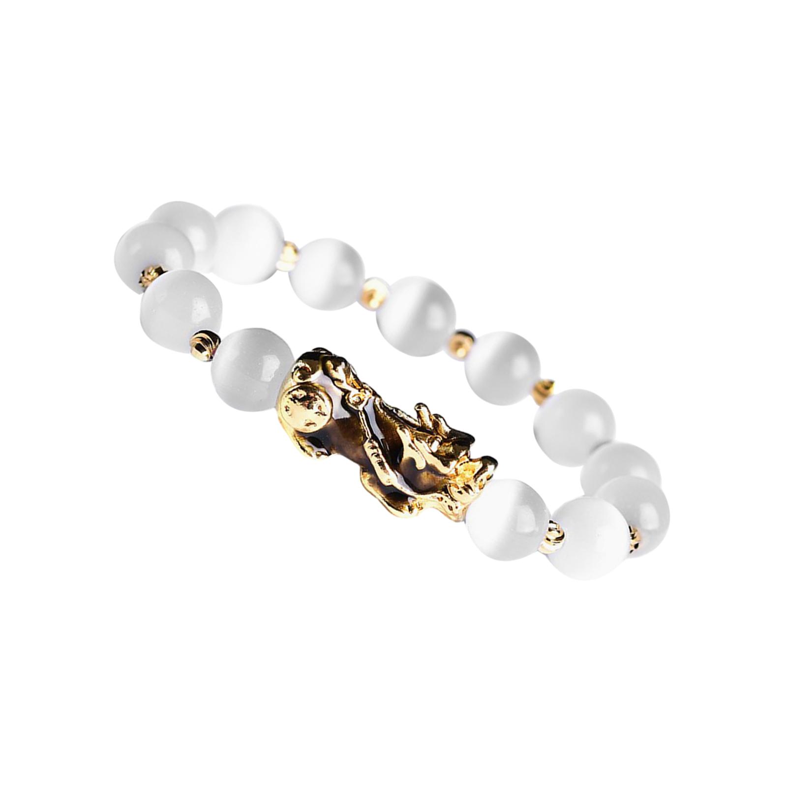 Magideal - Pulseras Feng Shui, Pulseras Que Cambian De Color, Accesorios De Joyería, Pulseras De Cuentas Hechas A Mano Para Regalo Del Día De San Valentín Para U El Verde Se Vuelve Amarillo