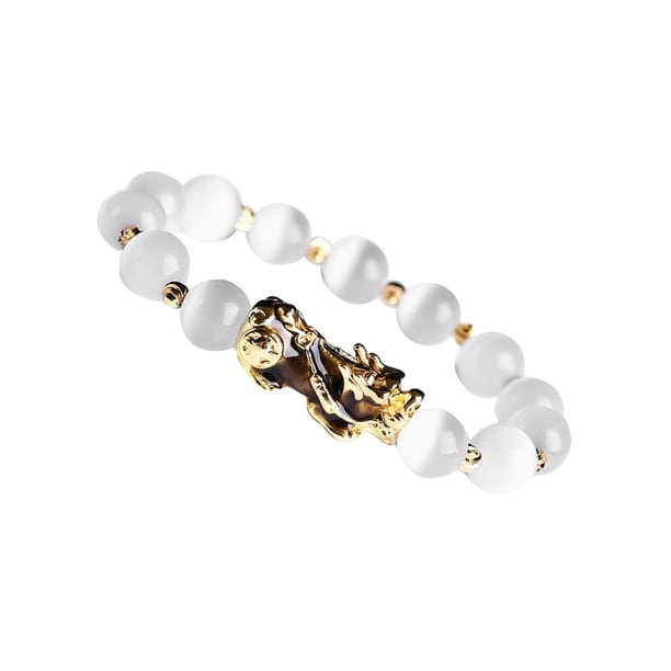 Pulseras Feng Shui, Pulseras Que Cambian de Color, Accesorios de Joyería, Pulseras de Cuentas Hechas a Mano para Regalo Del Día de San Valentín para U El verde se vuelve amarillo