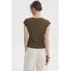 thumbnail image 3 of Polera Mujer Cruzado Textura Verde Olivo, 3 of 4