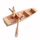 thumbnail image 2 of Modelo De Barco De Madera Estatuas De Madera Esculturas Figuras Decoraciones Marine Beach, 2 of 3