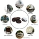 thumbnail image 4 of 90 piezas de almohadillas de fieltro para muebles redondas de 3/4" protector de piso para patas de sillas, 4 of 7