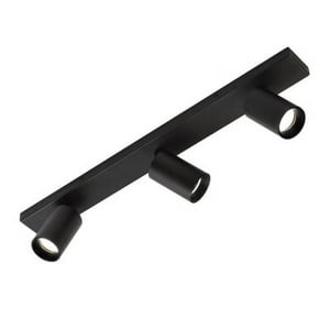 Hb Led - Foco Spot Para Cielo O Muro Porta 3Xgu-10 Negro M