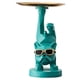 thumbnail image 2 of Bandeja De Almacenamiento De Estatuillas De Bulldog Pendientes Lindos Joyas Llavero Decoración De Escritorio Soporte De Mano Verde, 2 of 5