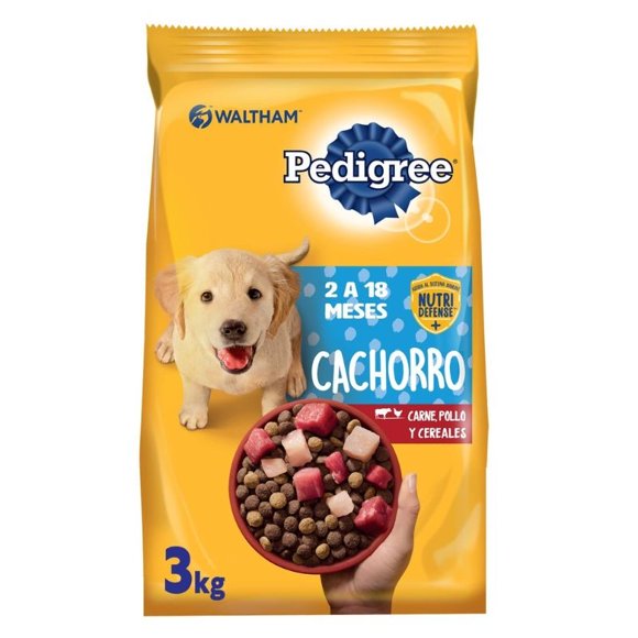 Alimento Seco Cachorro Carne Bolsa, 3 Kg