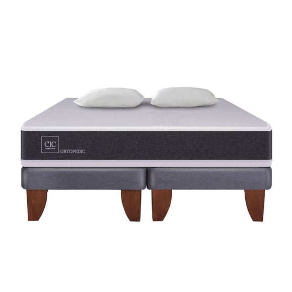 Cama Europea Europea New Ortopedic King Base Dividida