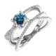thumbnail image 1 of Anillos de Diamante de 1 Quilate Moissanite Engagement Rings para Mujer Color D Claridad VVS1 Anillos de Plata Esterlina 925 Regalos Anillos de Boda de Moissanita con Certificado, 1 of 8