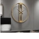 thumbnail image 3 of Reloj Mural diseño Moderno Dorado, 3 of 3