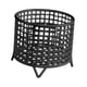thumbnail image 1 of Cesta Redonda De Alambre De Metal, Cesta De Almacenamiento De Malla Resistente Para El Hogar, Lavandería, Inodoro, Color Negro, 1 of 5