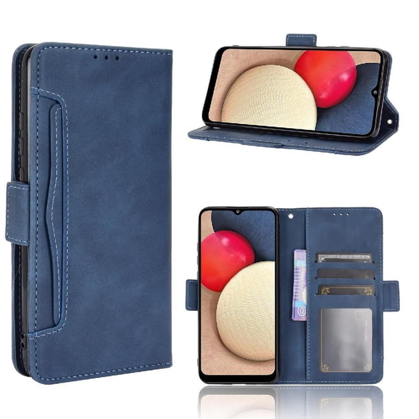 Funda Tipo Billetera FOXDOCK para Samsung Galaxy A02S – Tapa Flip con Tarjetero