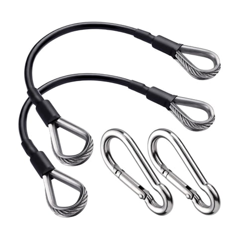 Ioensy - 2 Piezas Extensión De Cable De Gimnasio Entrenamiento Resistente De Fuerza Para Deportes De Tríceps De Atrás