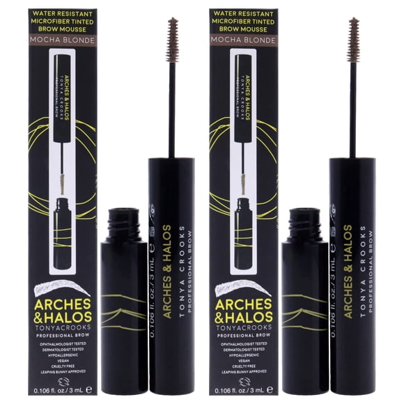 Mousse para cejas teñidas Arches & Halos Mocha Blonde 3 ml x2