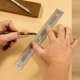 thumbnail image 3 of Regla de precisión JessEm 07411 de acero inoxidable de 12 pulgadas con agarre Flex Grip patentado y marcas resistentes al desgaste, 3 of 4