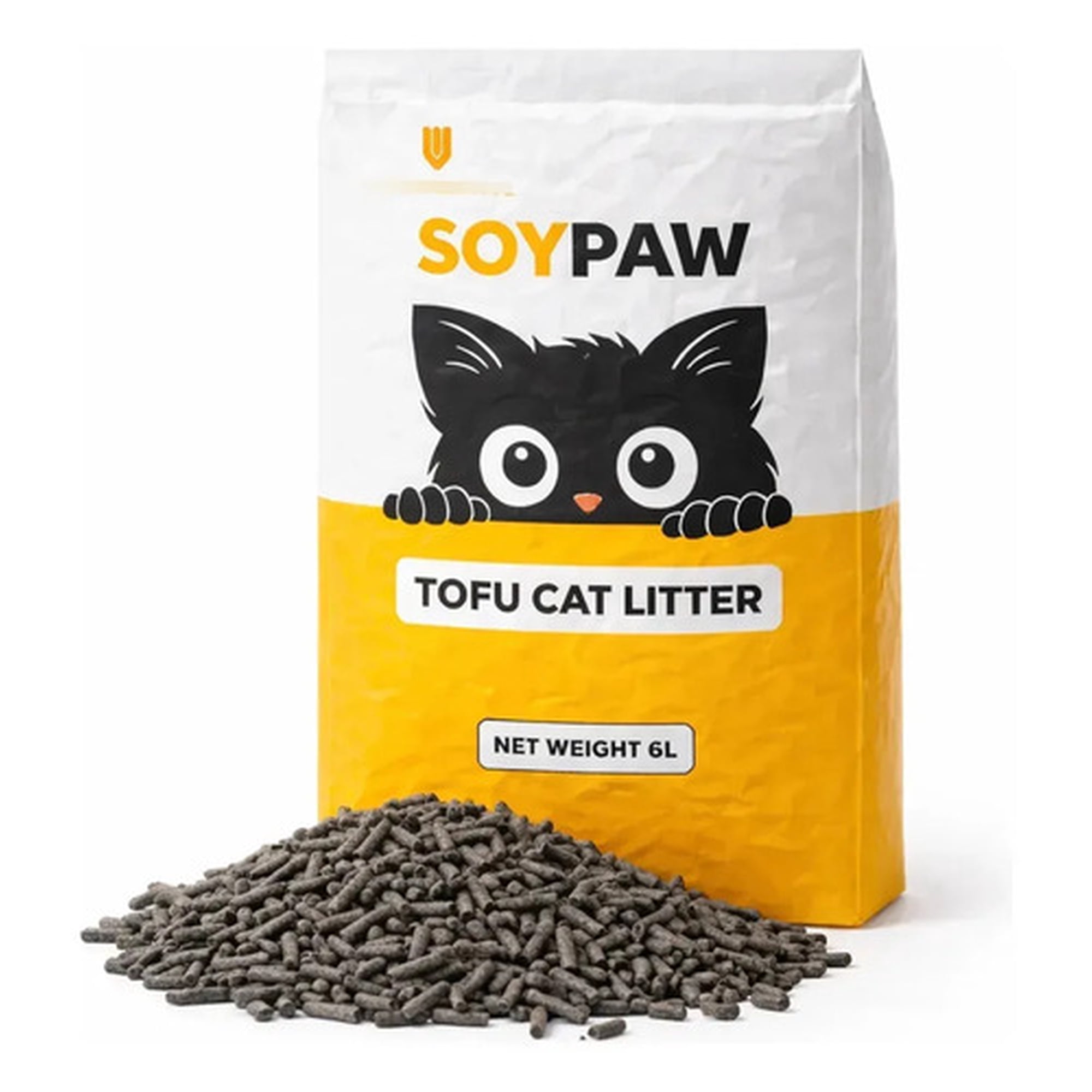 Vitrineon Cl - Arena Tofu Arena Sanitaria Arena Para Gato Tofu Gat 2.5 Kg