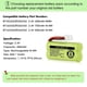 thumbnail image 4 of Batería iMAH BT183342/BT283342, 2,4 V, 400 mAh, Ni-MH, paquete de 4, 4 of 7