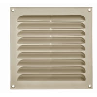 Celosía Ventilación Pvc Plana 20X20 Cm Beige 10Un Dvp