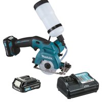 Makita - Sierra Cortadora Cerámica Vidrio Inalámbrica 85Mm + Bateria 2 Ah + Cargador