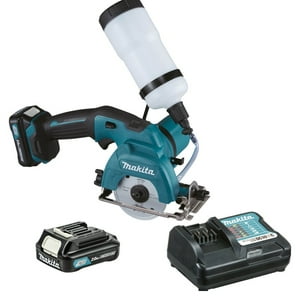 Makita - Sierra Cortadora Cerámica Vidrio Inalámbrica 85Mm + Bateria 2 Ah + Cargador