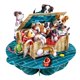 thumbnail image 1 of Tarjeta Pop-up 3D SANTORO 13x16 cm Cachorros en una Cesta, 1 of 8