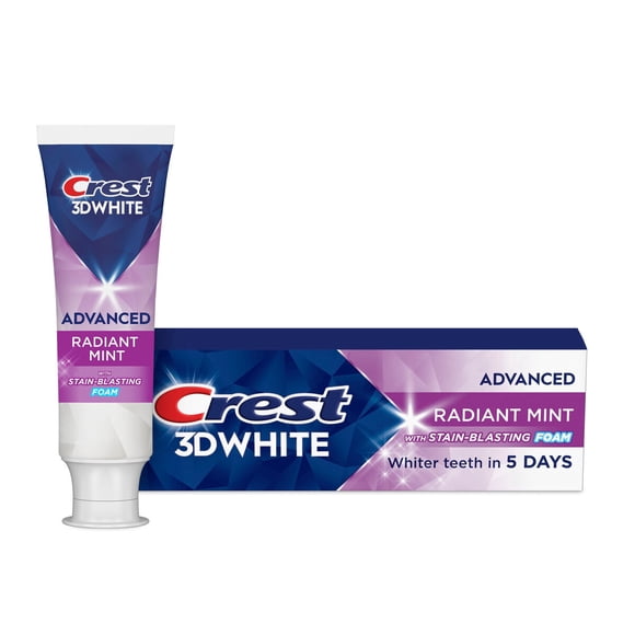 Pasta Dental Crest 3D White Advanced Menta Radiante 70g
