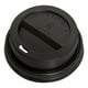 thumbnail image 1 of Tapa plana negra c/ boquilla para Vaso 8 oz (1000 Unidades), 1 of 1