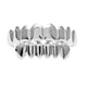 thumbnail image 3 of 18k Chapado En Oro Hip Hop Dientes Superiores Inferiores Bisutería Oro Blanco, 3 of 3