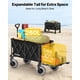 thumbnail image 3 of Carrito plegable para playa AMADA HOMEFURNISHING con ruedas grandes, 260 L, 3 of 8