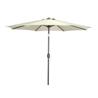 Ioensy - Sombrilla De Patio Con Botón De Inclinación Y Manivela Sombrilla De Patio Estable Para Piscina De Cubierta Beige