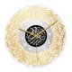 thumbnail image 4 of Reloj De Pared De Caligrafía Islámica Redondo De 12 Pulgadas Musulmán Eid Oro Y Plata, 4 of 5