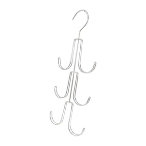 Bothyi - Organizador De Colgador De Monedero, Resistente, Resistente, Para Mochila, Para Atar, Bolsos, Zapatos, Plateado