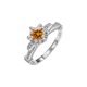 thumbnail image 1 of Anillos de Compromiso de Moissanita de 1 Quilate para Mujer Color D Claridad VVS1 Anillos de Diamante Anillos de Plata Esterlina S925 Regalos Anillos de Boda de Moissanita con Certificado, 1 of 8