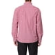 thumbnail image 3 of INSPIRE CHIC Camisas de Hombre de Manga Larga a Cuadros con Botones Abajo 100% Algodón Camisa de Vestir L Rojo Blanco, 3 of 7