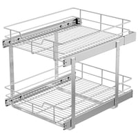 Organizador De Armario Extraíble Storking, 2 Niveles, 45 X 55 Cm, Cromado