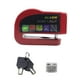 thumbnail image 4 of Cerradura De Freno De Disco Con Alarma Para Motocicleta, Bloqueo De Disco De Rueda De Seguridad Para Motocicleta, Color Rojo, 4 of 5