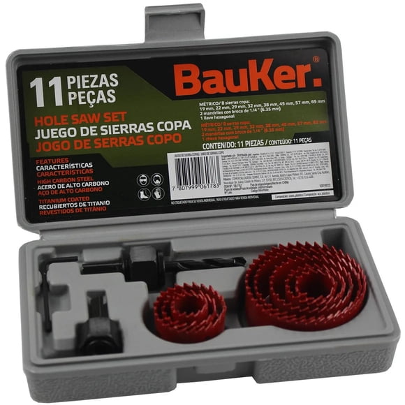Set sierras copa 11 piezas