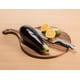 thumbnail image 2 of Tabla de cortar Kalmar Home de madera de acacia redonda, grande, 19 x 14 cm, 2 of 3