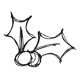 thumbnail image 1 of Decomural Holly Berries Festive Christmas WS-34393, 1 of 2