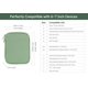 thumbnail image 2 of Funda de transporte Vinabilia para Kindle de 6 a 7 pulgadas, color verde, 2 of 7