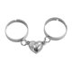 thumbnail image 5 of Amante Pareja Anillos Imán Ajustable Punk Para Boda Fiesta De Compromiso, 5 of 5