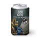 thumbnail image 1 of Los Chicos Malos Funda enfriadora de latas, aislante de bebidas para mantener frías o calientes, funda térmica plegable para latas, portabebidas reutilizable, 1 of 6