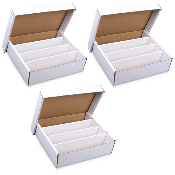 Caja de Almacenamiento Premium para Cartas Coleccionables 4 Filas - 3200 unidades (Collector's First Pick)