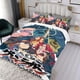 thumbnail image 3 of Gurren Lagann Conjunto de sábanas temático, trío de piezas, cómodo y amigable con la piel, diseño único, regalo de decoración para el hogar para familiares, amigos y fans,173cm *218cm, 3 of 6