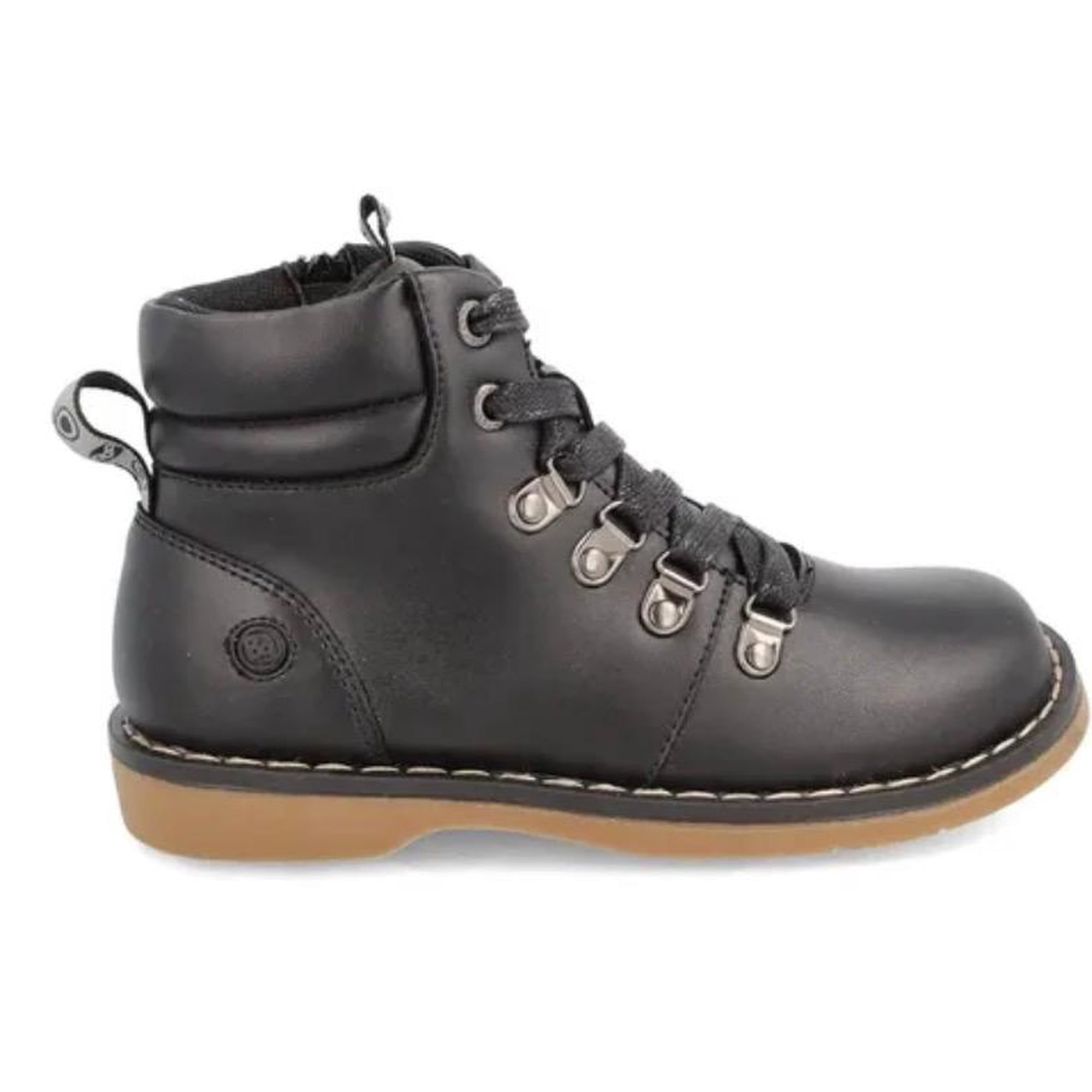 Bubble Gummers - Botines Niña Negros Outdoor Invierno Antideslizante Talla 27 Impermeable Cordones Urbanos